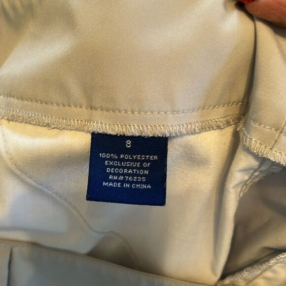 Golf America Bermuda Shorts Size 8 Gently Used Light Gray - Picture 4 of 6